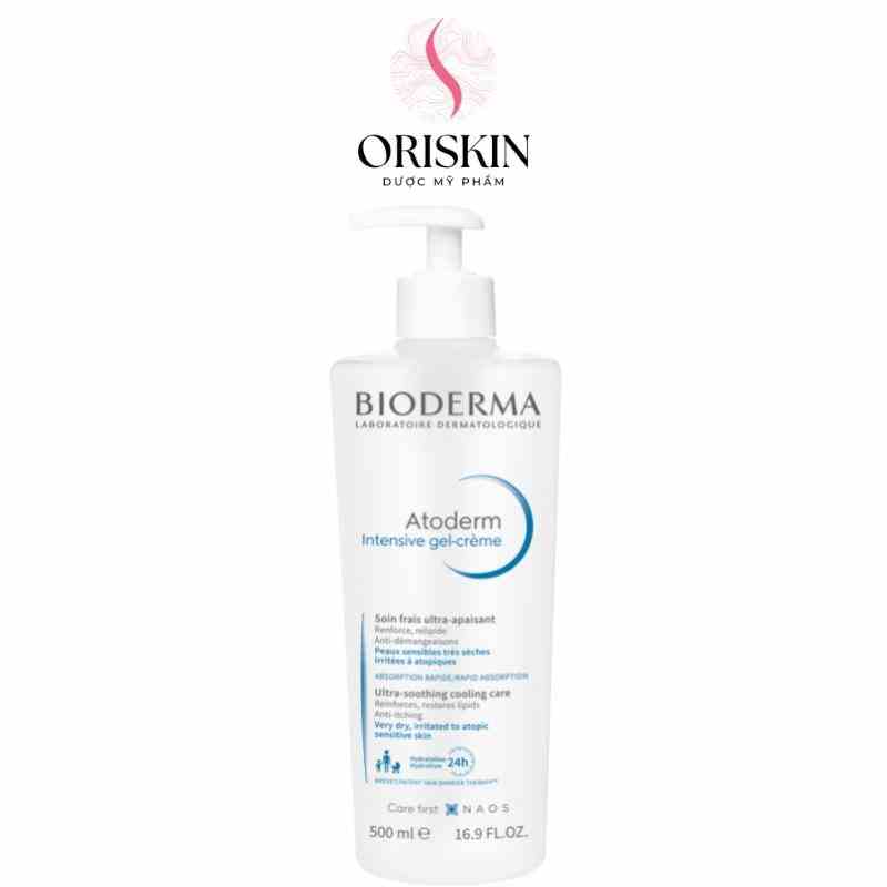 Bioderma Gel Dưỡng Ẩm Chuyên Sâu Cho Da Khô, Rất Khô Dùng Được Cho Cả Trẻ Sơ Sinh Bioderma Atoderm Intensive Gel Cream