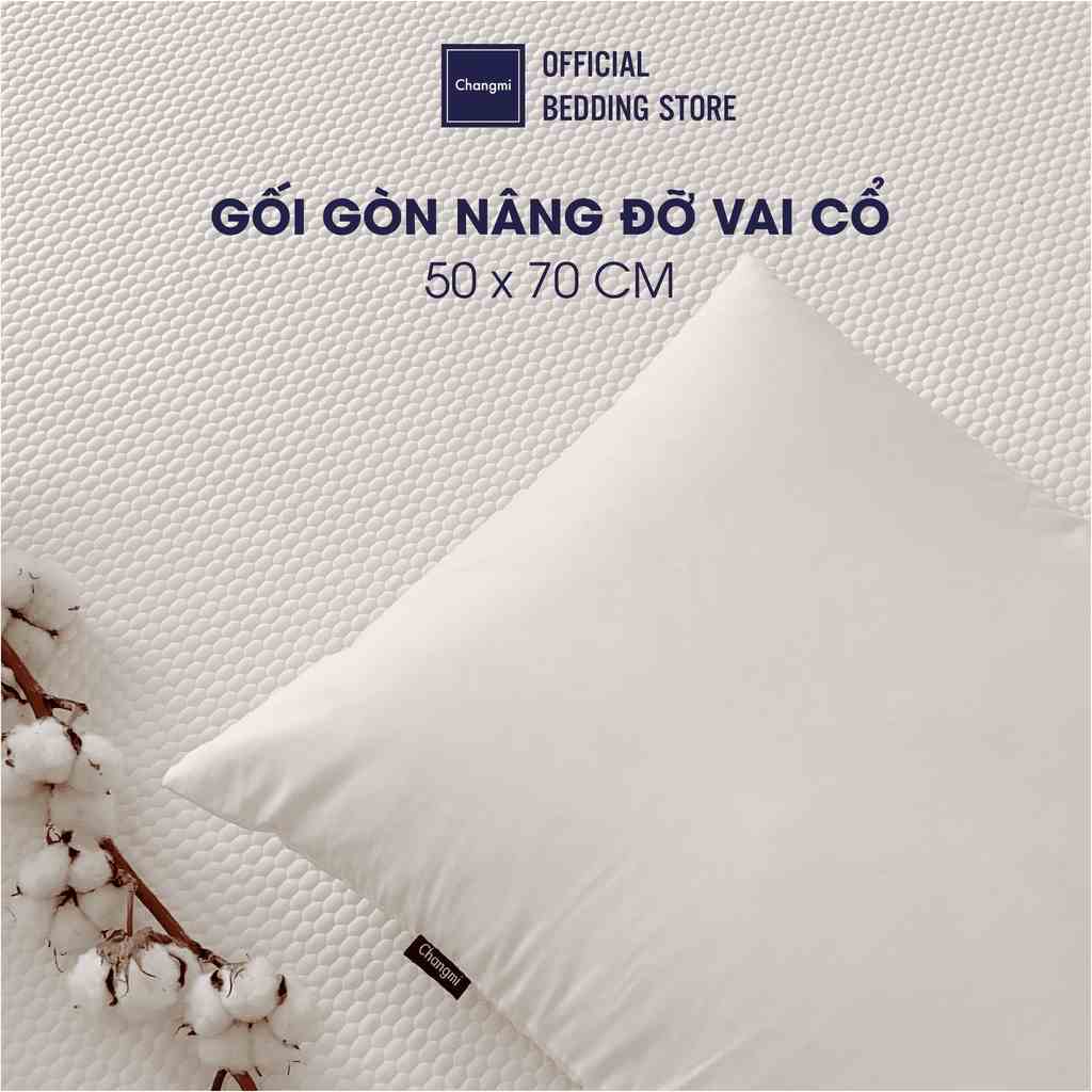 [Mã BMLTA35 giảm đến 35K đơn 99K] Gối gòn mây Changmi Bedding nâng đỡ vai cổ 45x65cm, 50x70cm