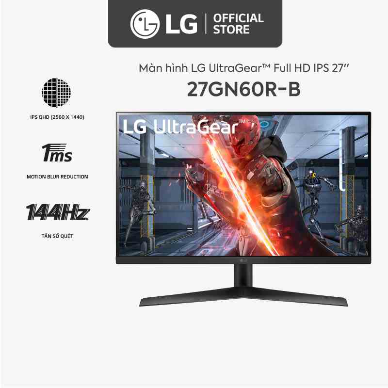 [Mã ELBAU5 giảm 5% đơn 300K] Màn hình LG UltraGear 27GN60R-B 27