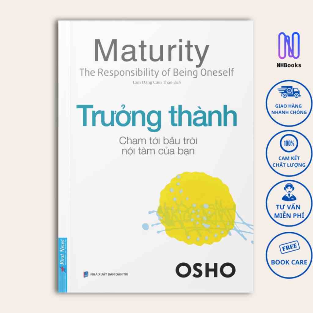 Sách - OSHO Trưởng Thành - Chạm Tới Bầu Trời Nội Tâm Của Bạn - First News - NHBOOK