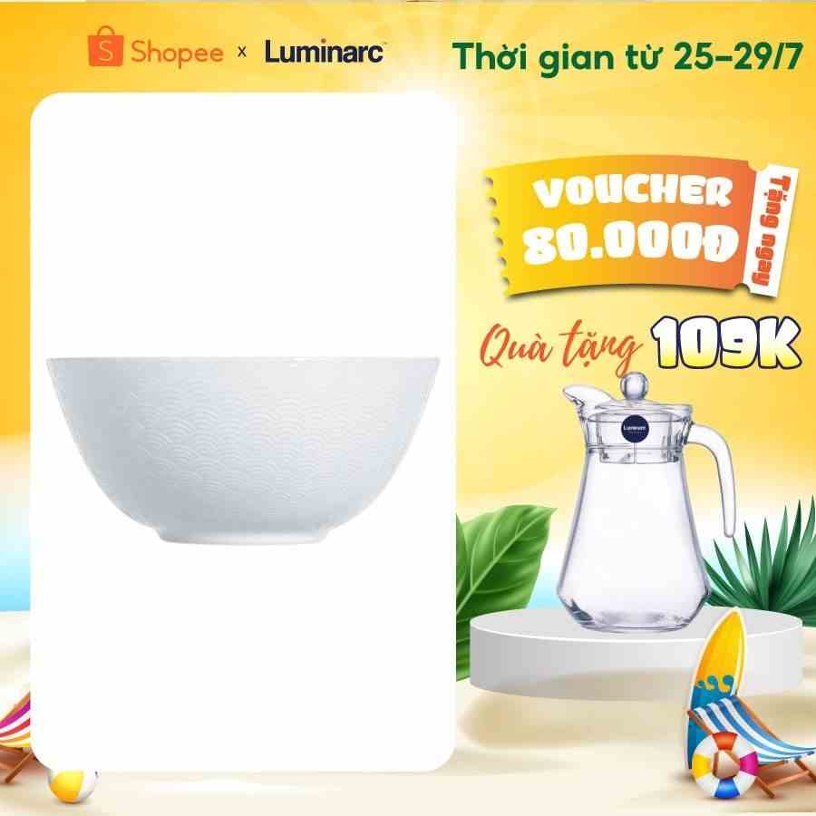 [Mã BMLTB35 giảm đến 35K đơn 99K] Bộ 6 Tô Thuỷ Tinh Luminarc Diwali Shells 18cm - LUDIQ1656