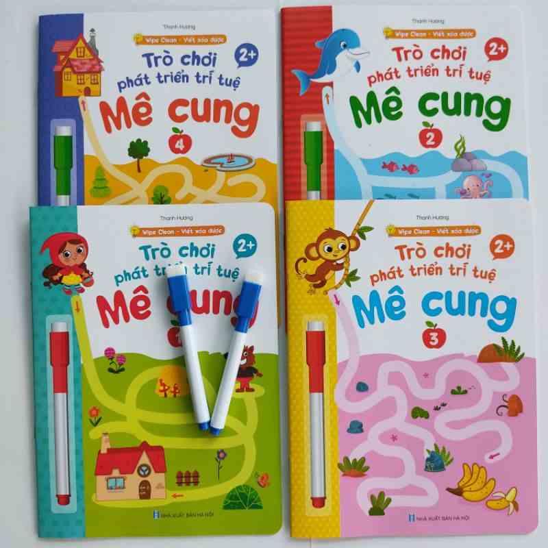 Sách - Trò chơi phát triển trí tuệ Mê cung phiên bản viết xoá