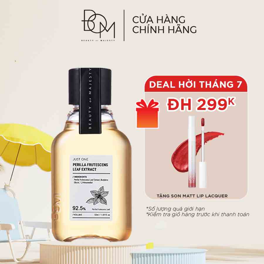 [Mã BMLTB35 giảm đến 35K đơn 99K] Nước Cân Bằng BOM Just One Tía tô 50ml