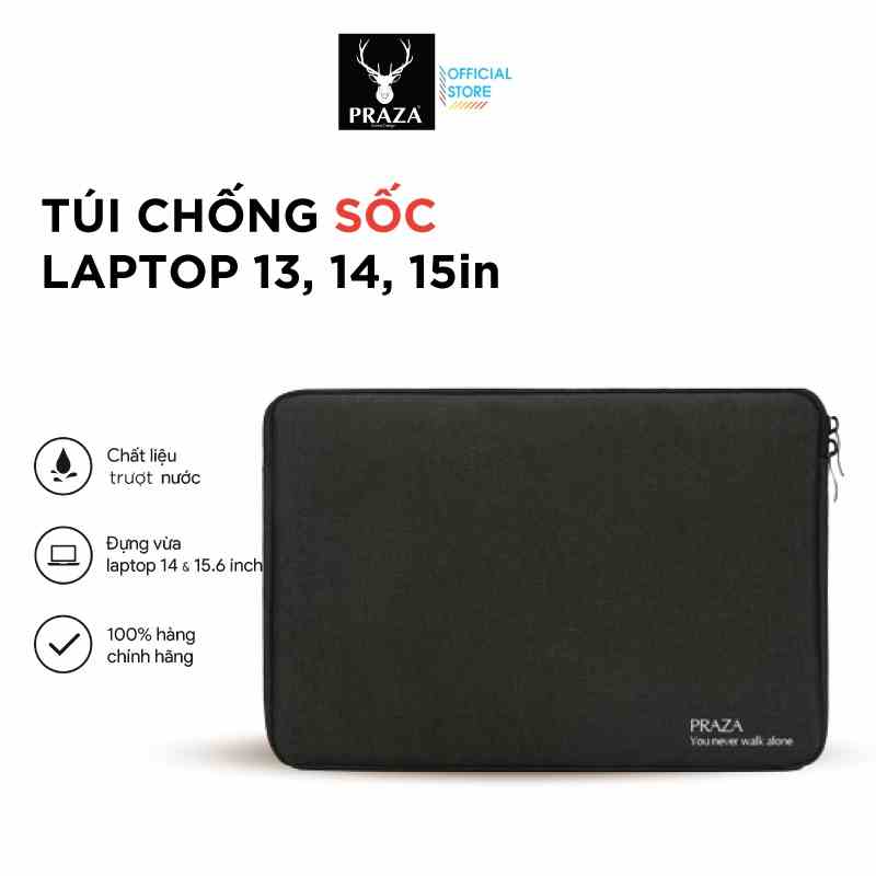 Túi Chống Sốc Bảo Vệ Laptop Macbook 13 inch 14inch 15inch Praza TXS0092