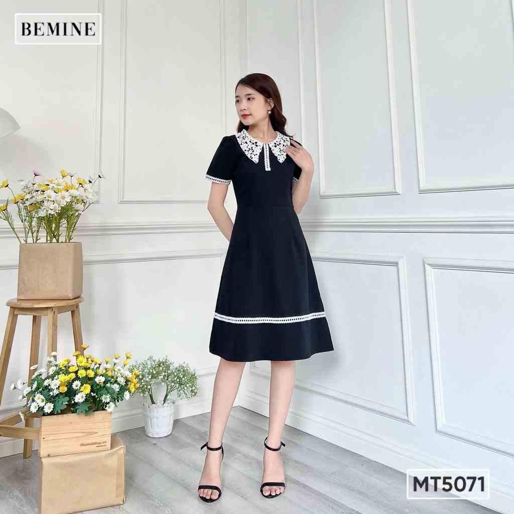 Đầm phối cổ ren BEMINE MT5071DEN