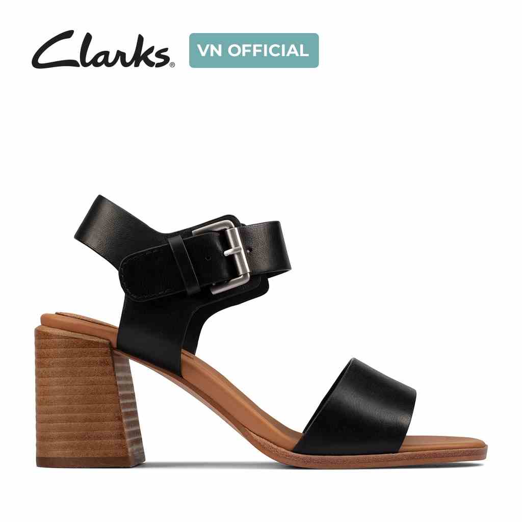 [Mã BMLTA35 giảm đến 35K đơn 99K] Giày Xăng Đan Nữ CLARKS Landra70 Strap màu đen