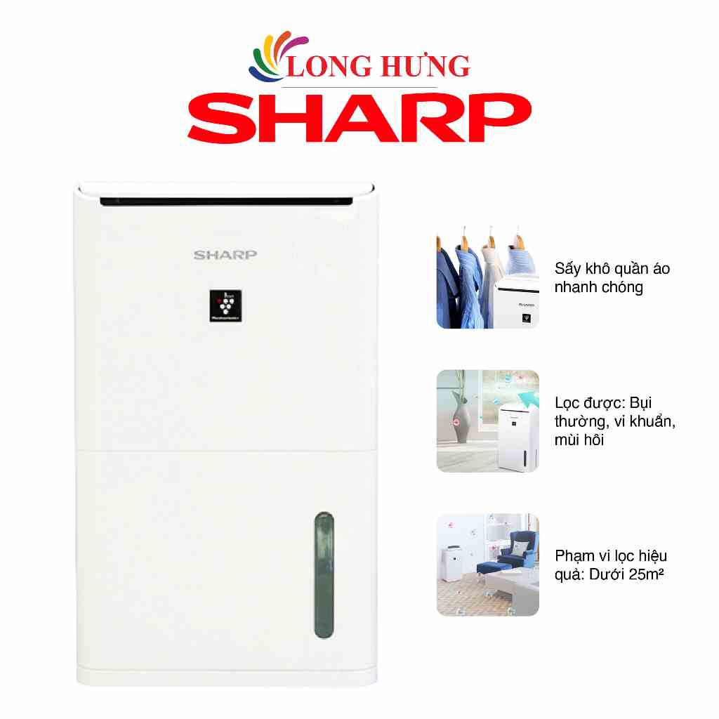 Máy hút ẩm Sharp DW-D12A-W - Hàng chính hãng