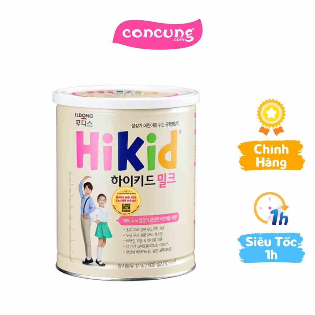 Sữa Hikid Vani cho bé từ 1-9 tuổi 600g