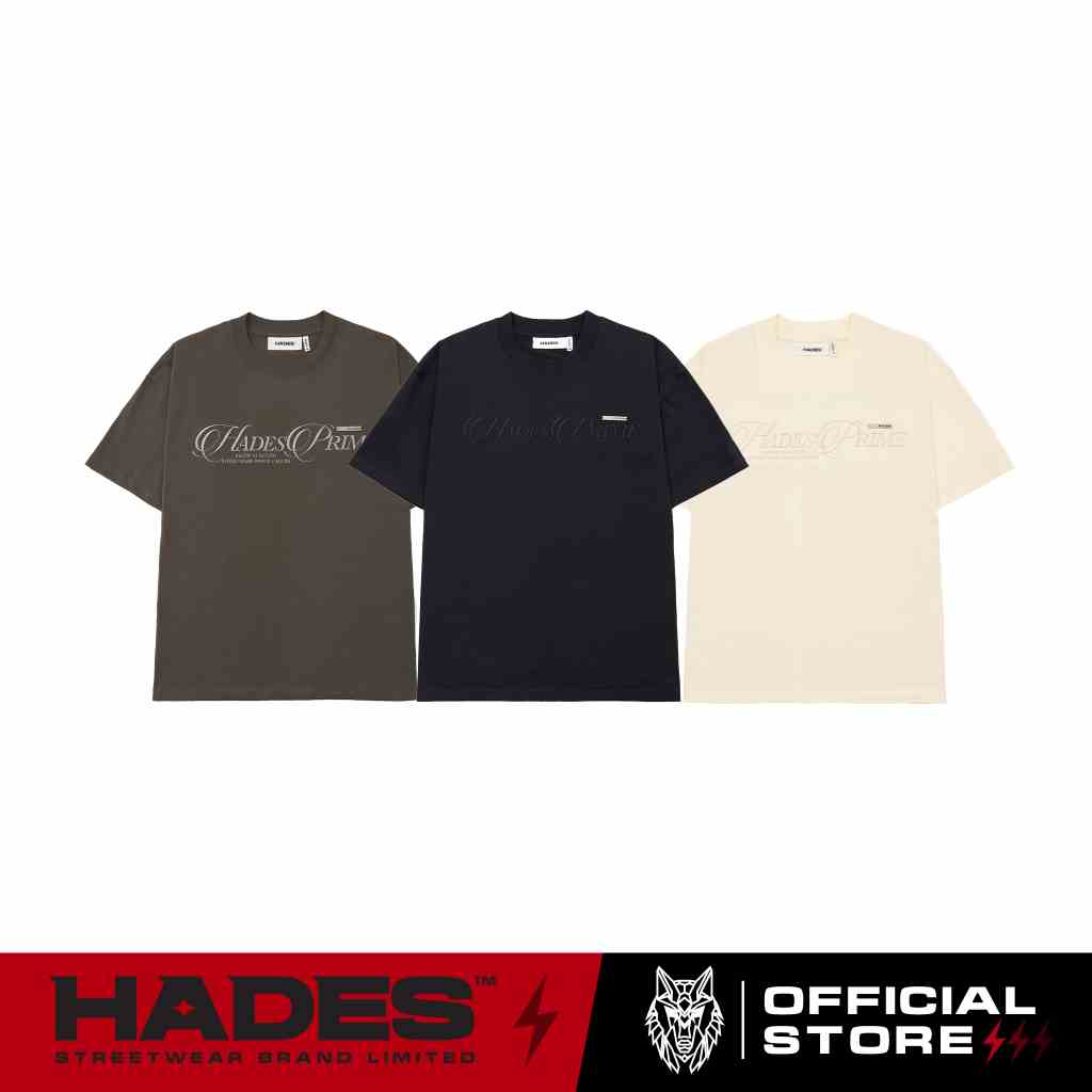 ÁO THUN TAY LỠ UNISEX HADES PRIME TEE 100% COTTON - HADES BRAND CHÍNH HÃNG