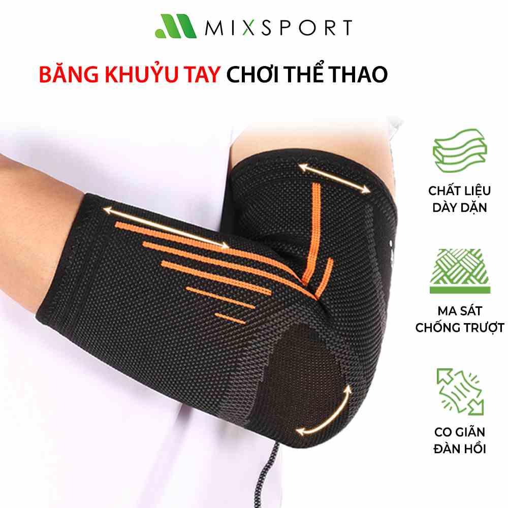 Băng Khuỷu Tay Cho Thủ Môn MixSport Giúp Giảm Chấn Thương Khi Va Chạm Và Bắt Bóng BKT01