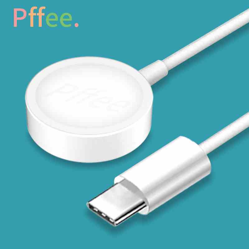 Đế sạc đồng hồ thông minh không dây PFFEE 5V 2H cáp PD USB C thích hợp cho iWatch 8 7 se 6 5 4 3 2