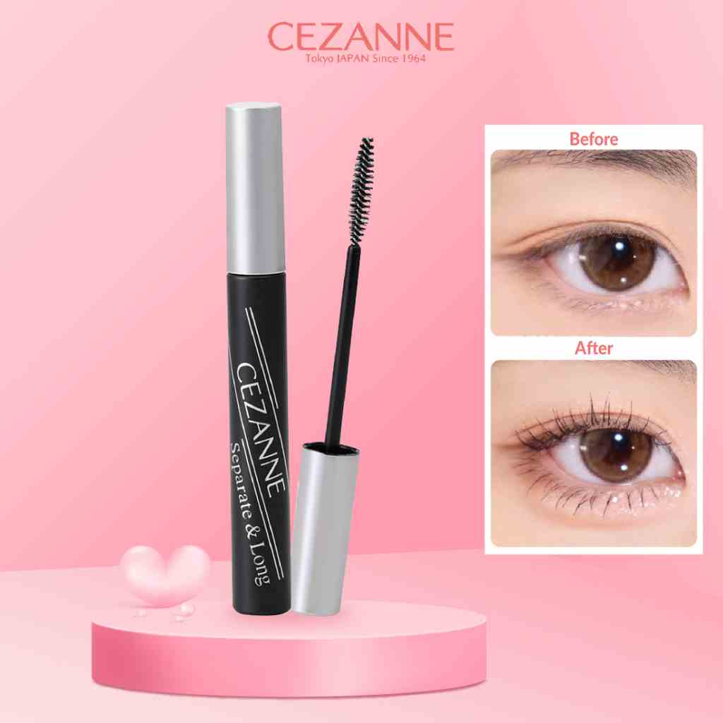 [Mã BMLTB200 giảm đến 100K đơn 499K] Mascara Cezanne Separate Long Nhật Bản Làm Dài Và Cong Mi 5g