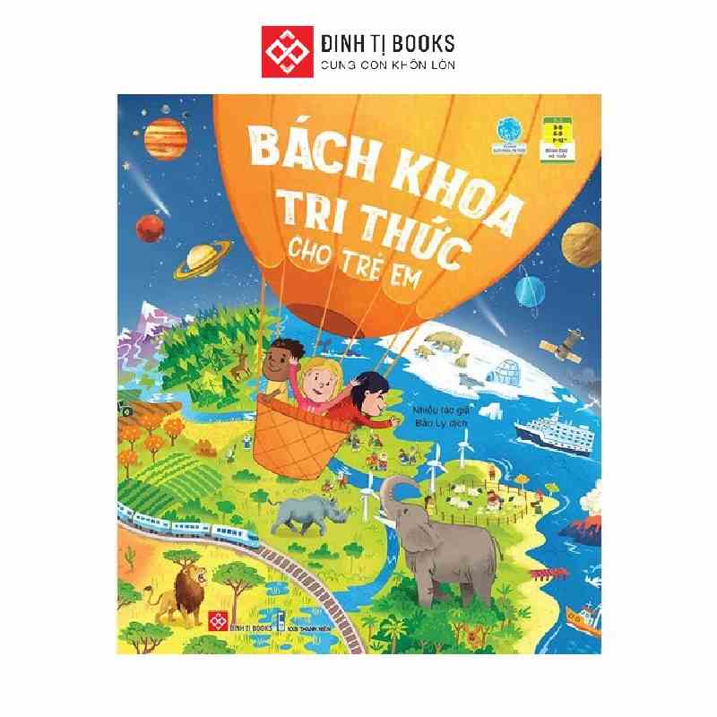 Sách - Bách khoa tri thức cho trẻ em - 7 chủ đề khoa học lớn kèm tranh minh họa cho trẻ từ 3 tuổi - Đinh Tị Books