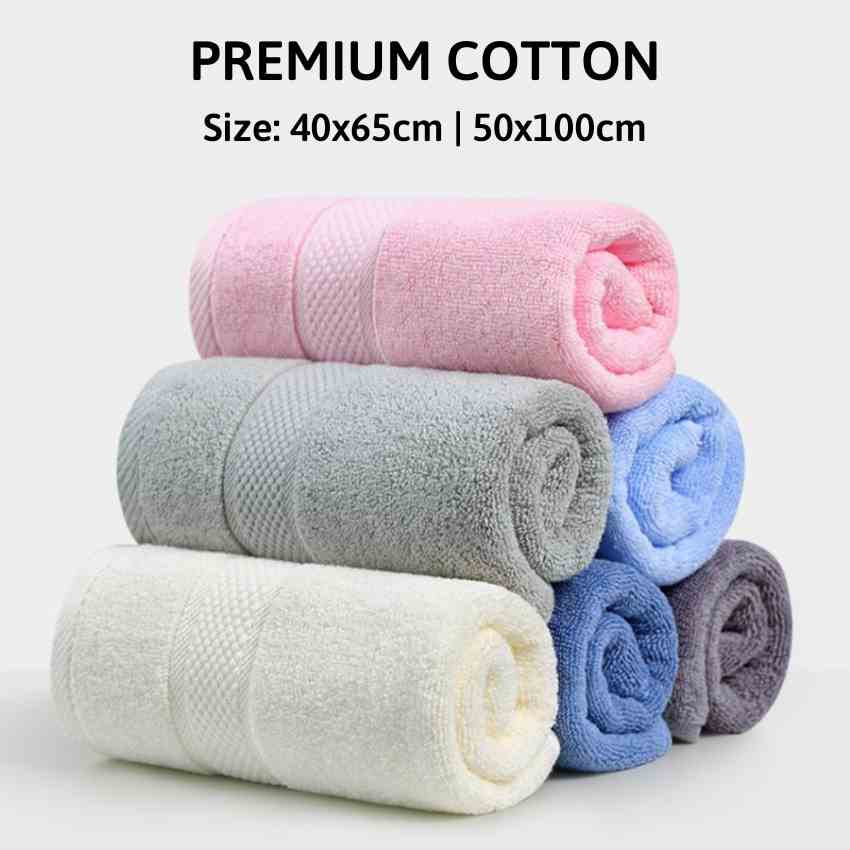 Khăn tắm 100% cotton cao cấp Homemark I Khăn gội đầu I Khăn mặt I Khăn tập gym I Khăn thể thao I Mềm mại thấm hút