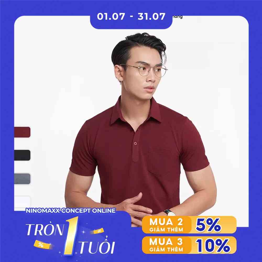 [Mã BMLT35 giảm đến 35K đơn 99K] N&M CLUB Green Polo - Áo Polo Nam tay ngắn kháng khuẩn khử mùi tốt 2104035