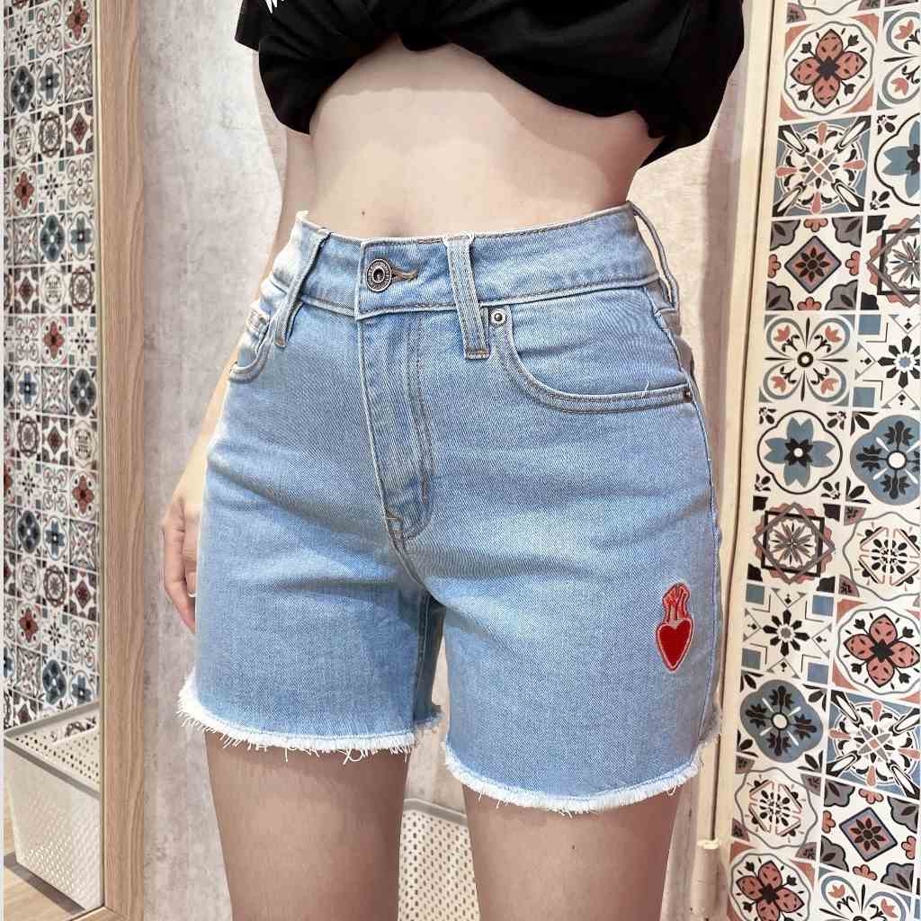 Quần short jean lai tua rua Callene (XK690)