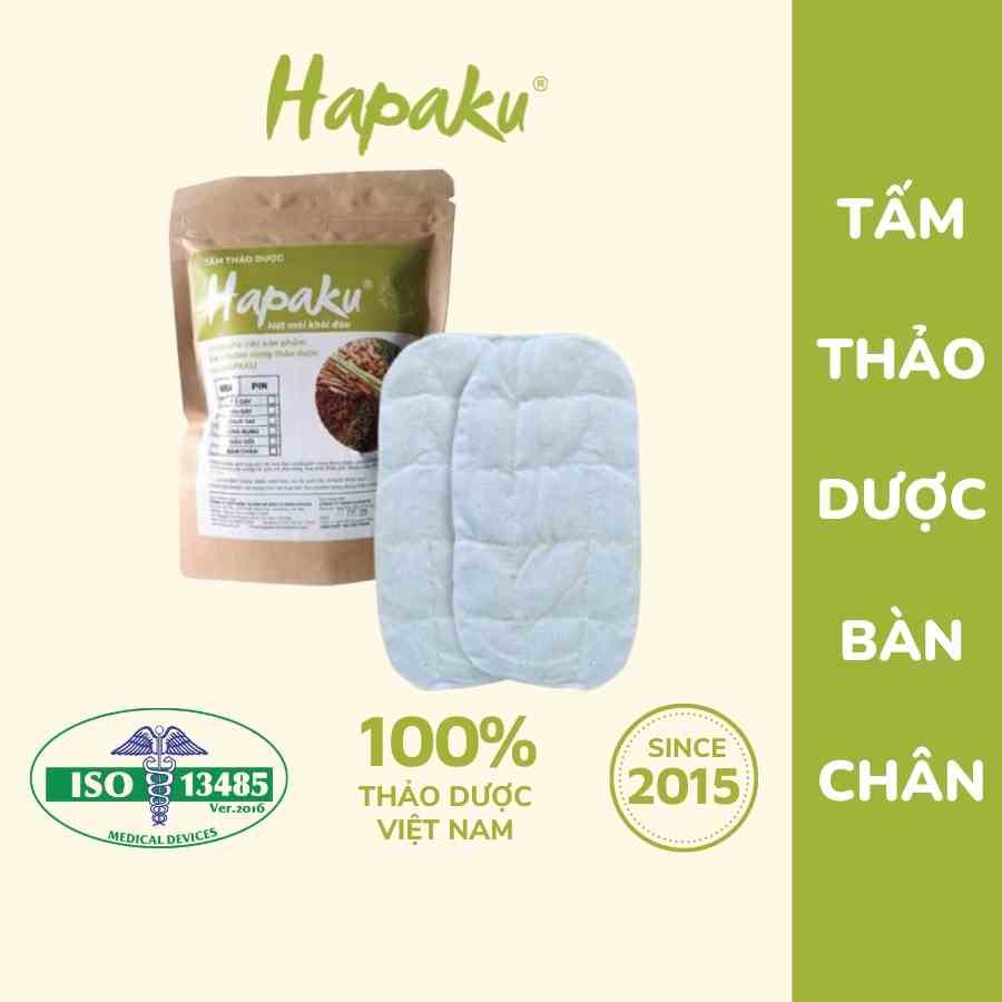 Tấm thảo dược thay thế cho đai bàn chân Hapaku