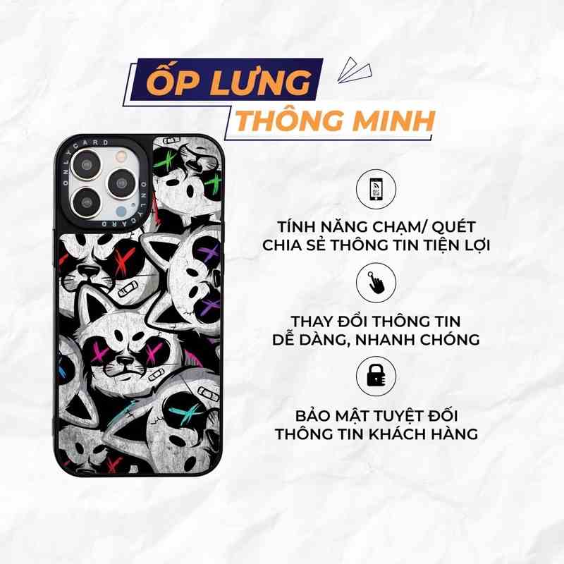 Ốp lưng thông minh ONLYCARD_PANDA_07/Dành cho các dòng IPhone 7/7plus/8/8plus/x/xr/xs/11/12/13/pro/promax