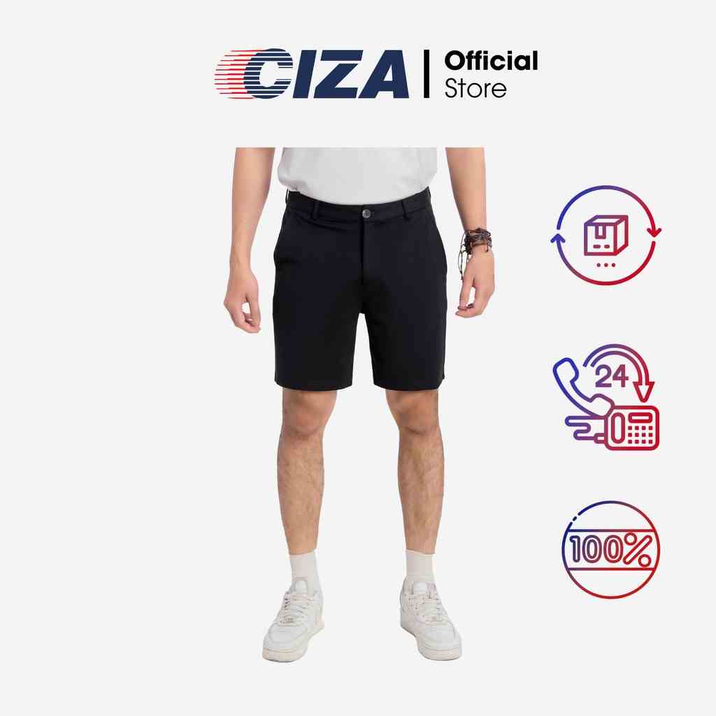 Quần đùi short thun ngắn nam CIZA phong cách thể thao dáng rộng cao cấp trẻ trung size S M L XL QSTR26