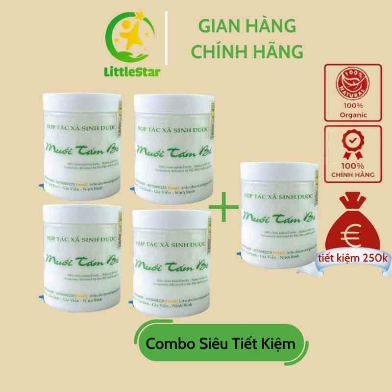 4 Tặng 1 Muối Tắm Bé Sinh Dược Độc Mộc 400G, Hết Rôm Sảy, Cứt Trâu , Mồ Hôi Trộn