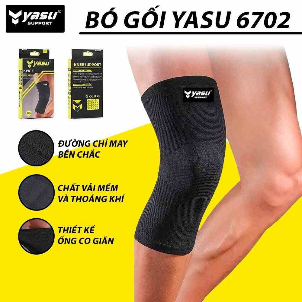 Bó gối xỏ bảo vệ đầu gối thể thao Yasu 6702 (1 chiếc)