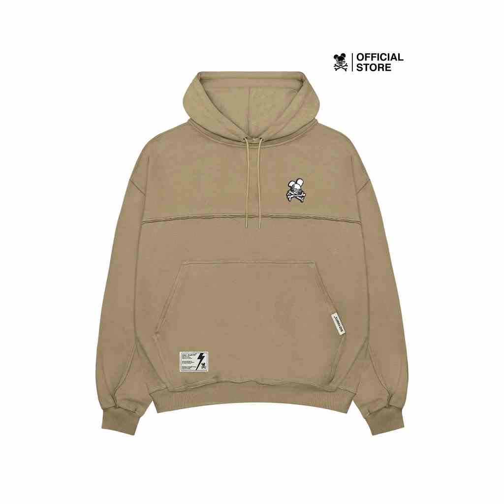 Áo Khoác Nam Nữ Bad Habits RAW HOODIE CARAMEL - Local Brand Chính Hãng