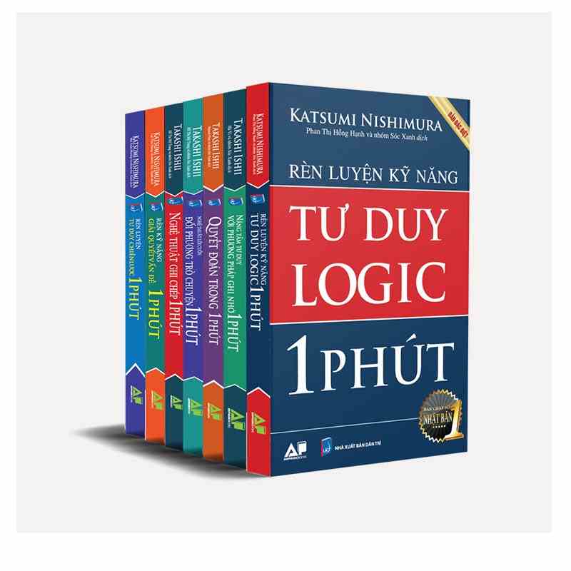 Sách - Combo 7 Cuốn Luyện Não Trong 1 Phút