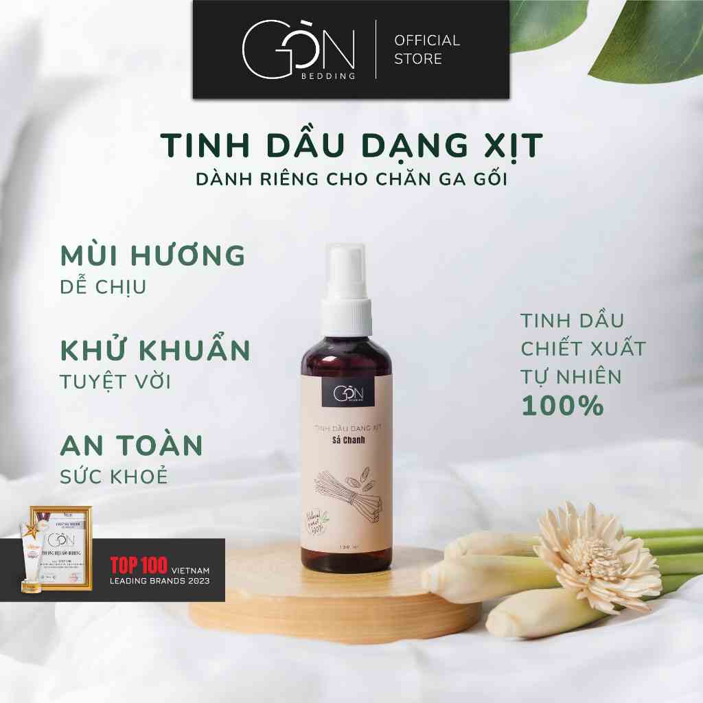 Tinh Dầu Dạng Xịt Gòn Bedding Dành Riêng Cho Chăn Ga 100 ml