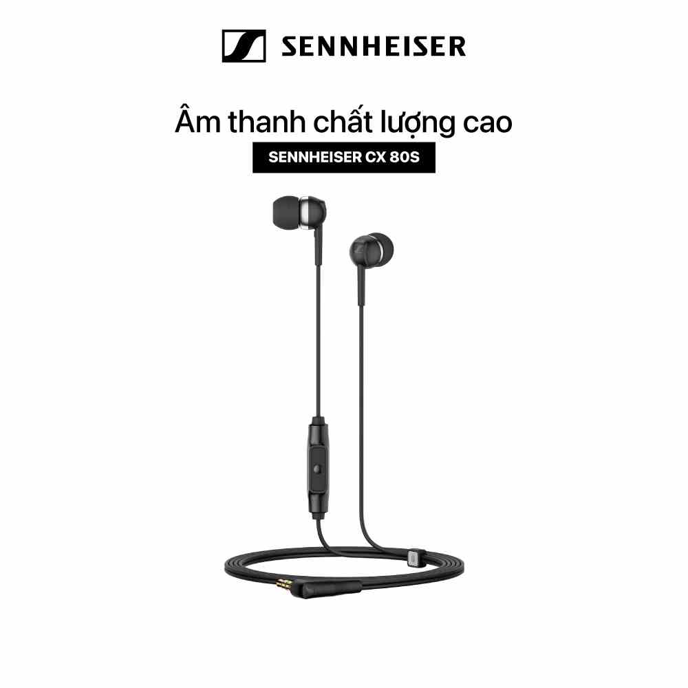 [Mã BMLTA35 giảm đến 35K đơn 99K] Tai Nghe Dây Sennheiser CX 80S BẢO HÀNH 2 NĂM CHÍNH HÃNG