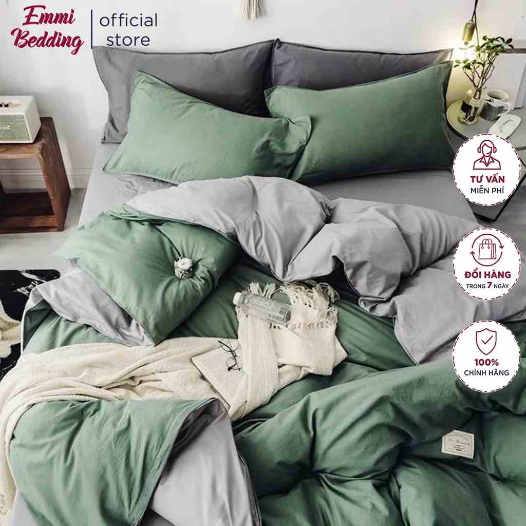 [Mã BMLTA35 giảm đến 35K đơn 99K] Bộ Chăn,Ga,Gối Cotton tici Emmibedding