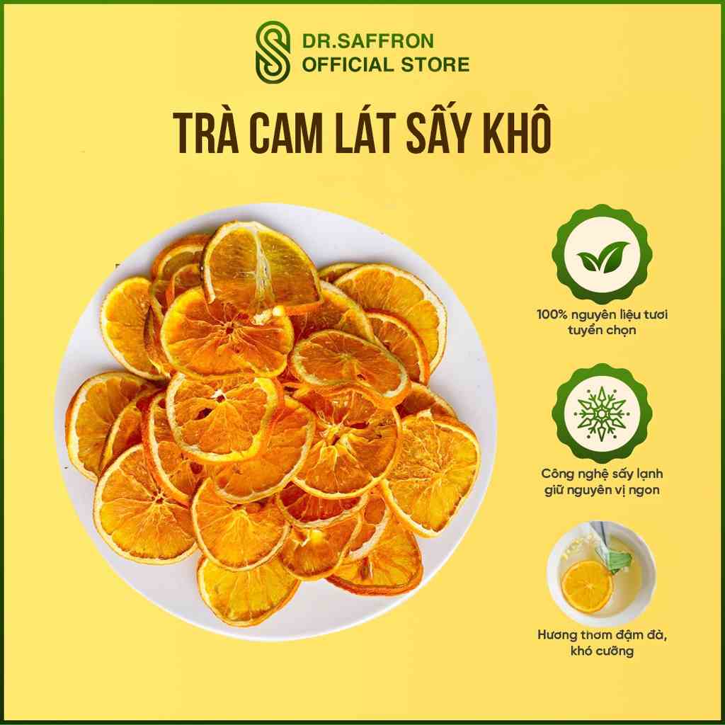 [Gift] Trà detox trái cây - cam sấy cắt lát - gói 20gr