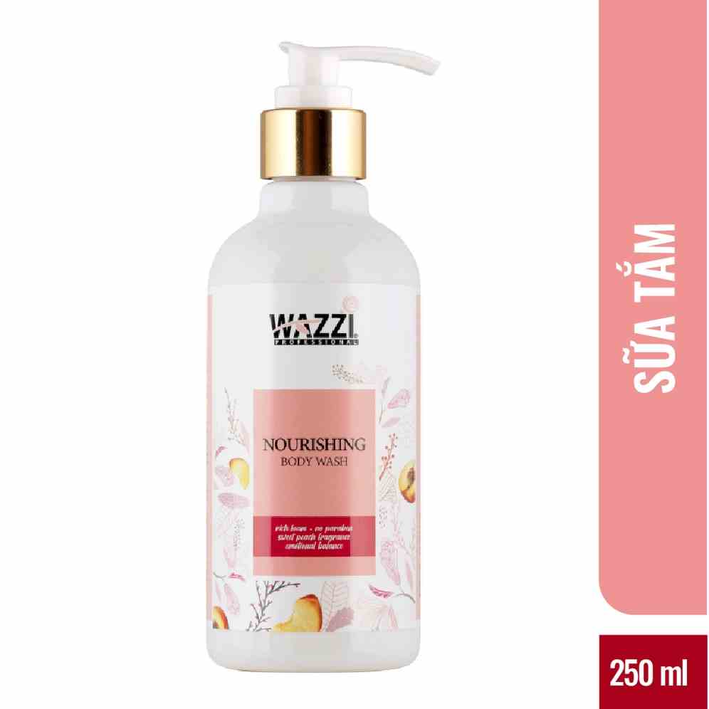 [Mã BMLTB35 giảm đến 35K đơn 99K] Sữa Tắm Dưỡng Thể Hương Đào Wazzi 250ml