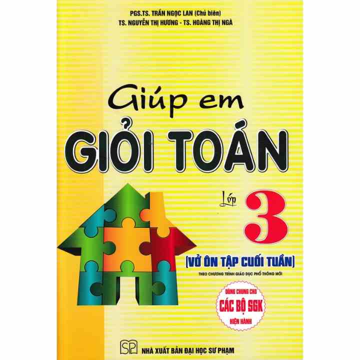 Sách Bổ Trợ - Giúp Em Giỏi Toán Lớp 3 - Vở Ôn Tập Cuối Tuần (Dùng Chung Cho Các Bộ SGK Hiện Hành) - HA