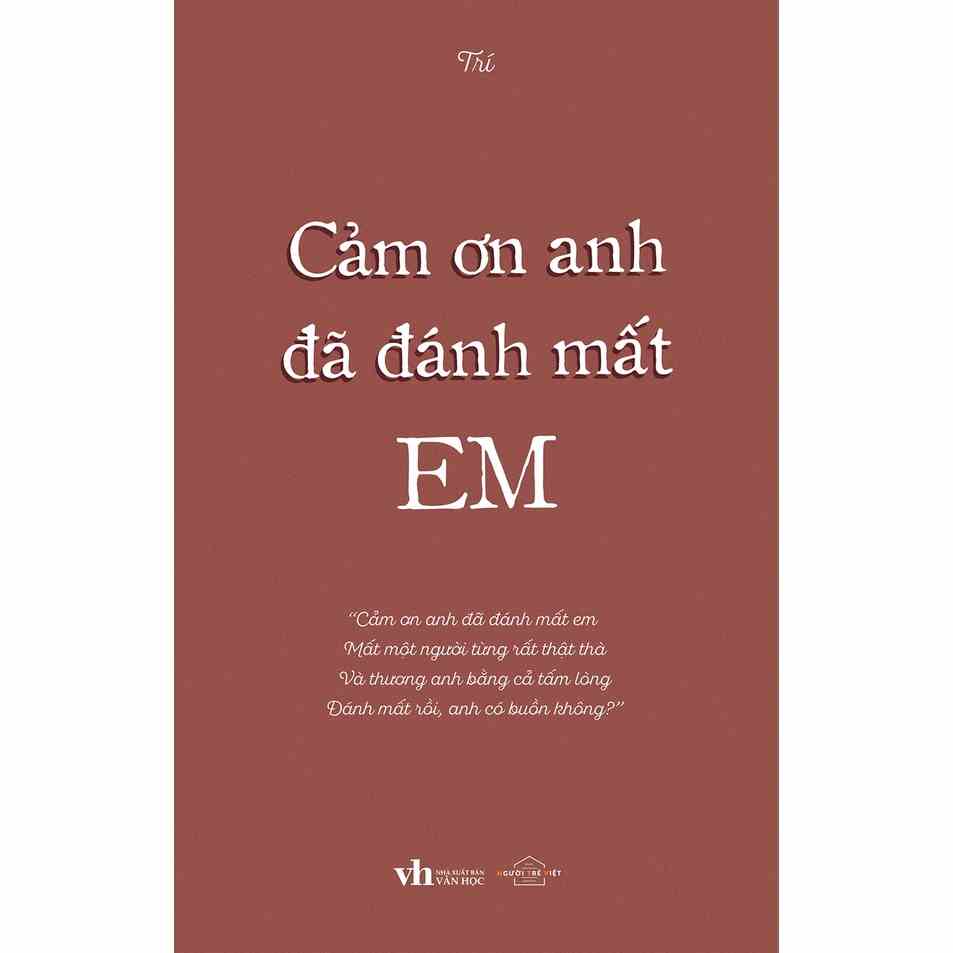 Sách - Cảm Ơn Anh Đã Đánh Mất Em