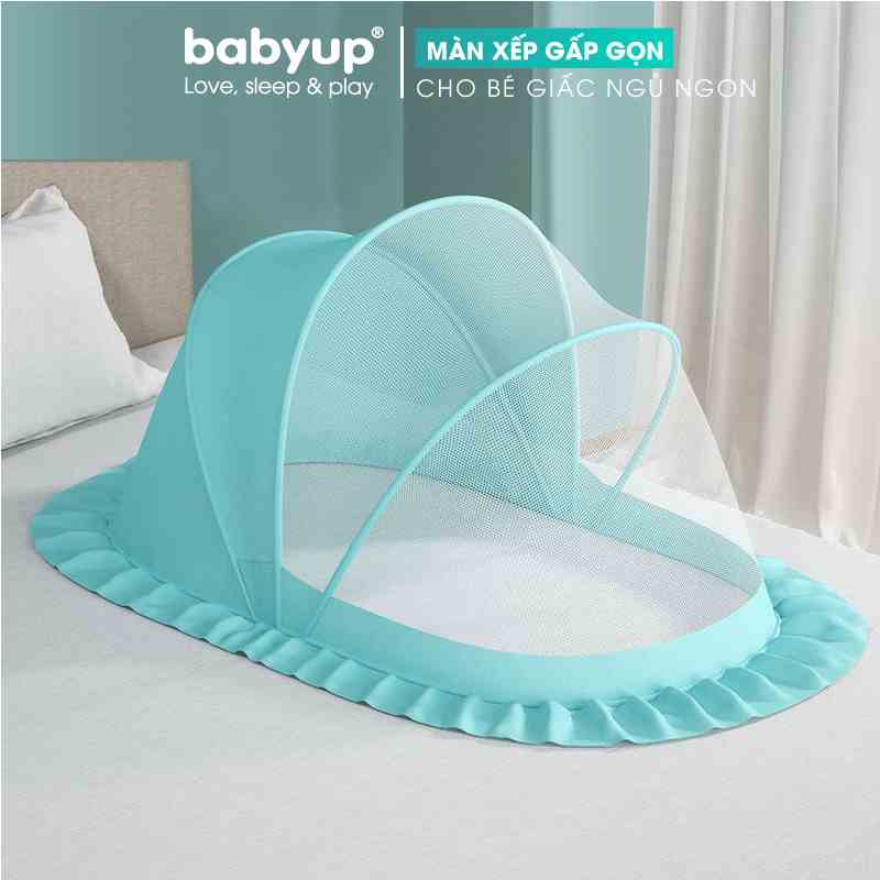 Màn chụp cho bé gấp gọn Babyup. Mùng chụp cho bé chống muỗi. Màn xếp gấp gọn dùng cho giường và nôi cũi