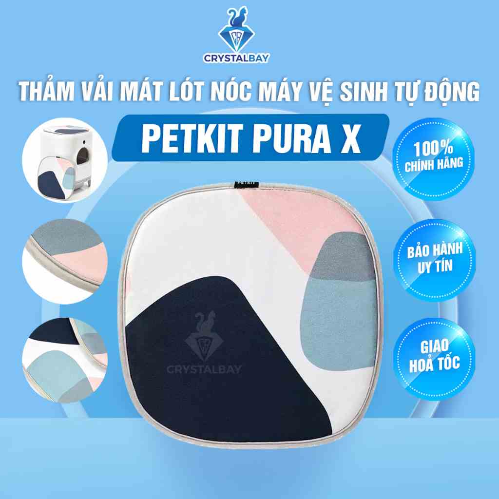 [Mã BMLTA35 giảm đến 35K đơn 99K] Thảm vải mát lót nóc máy vệ sinh tự động Cho Mèo Petkit Pura X