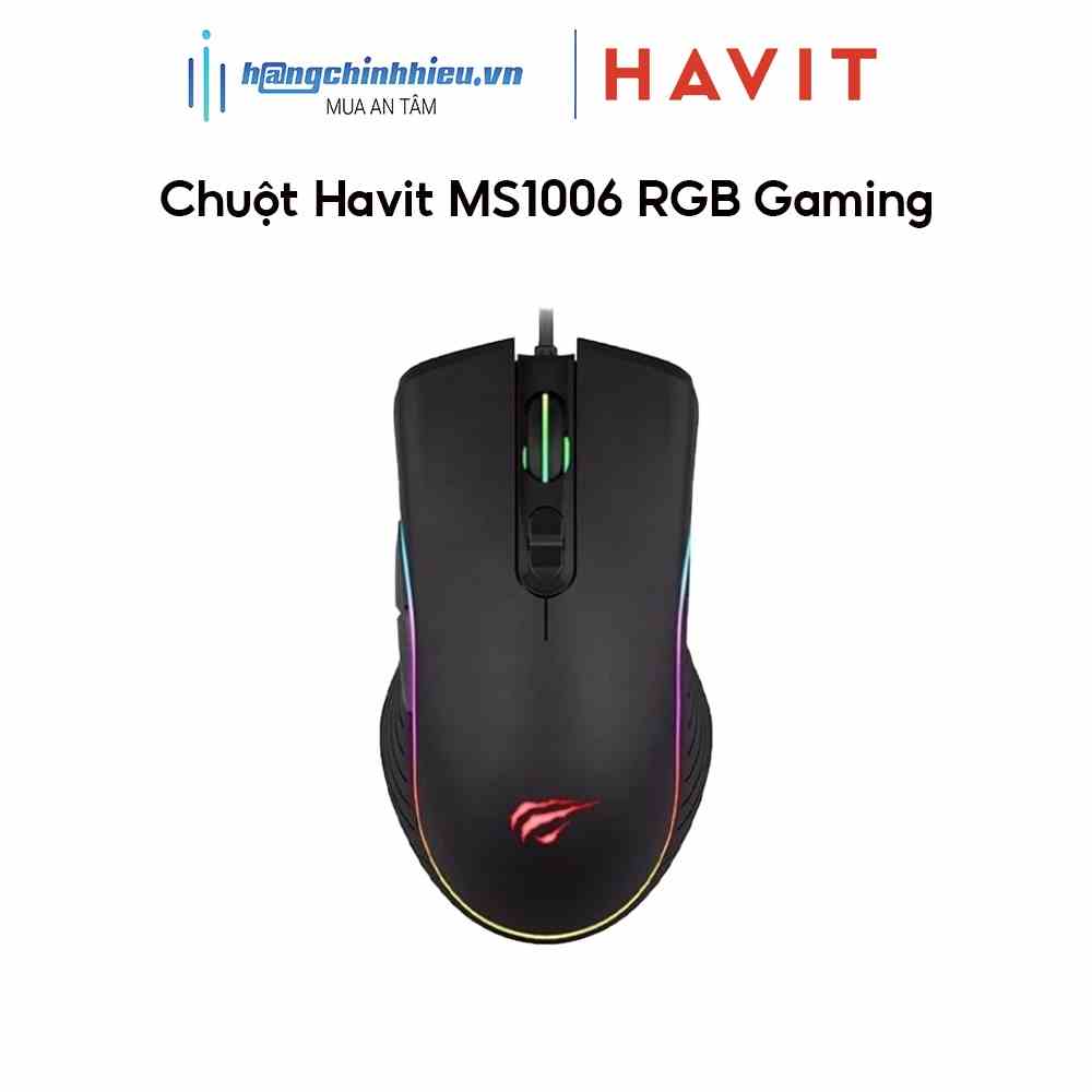 [Mã BMLTB200 giảm đến 100K đơn 499K] Chuột Havit MS1006 RGB Gaming