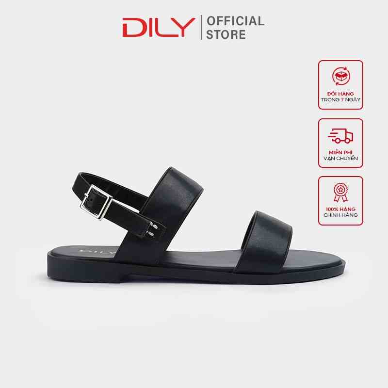 Giày Flat Sandal Nữ DILY Tiện Lợi Êm Chân Cao 1.5cm_AA0255