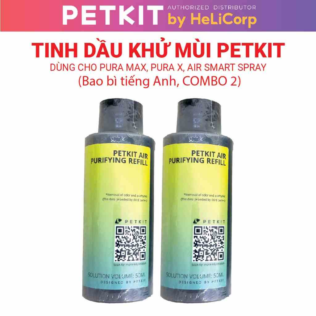 [COMBO 2] Tinh Dầu Dùng Cho Nhà Vệ Sinh Tự Động Cho Mèo Petkit Pura Max, Petkit Pura X