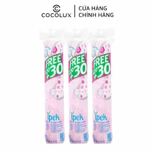 Bông Tẩy Trang Ipek Klasik 150 miếng Cotton Pads [COCOLUX]