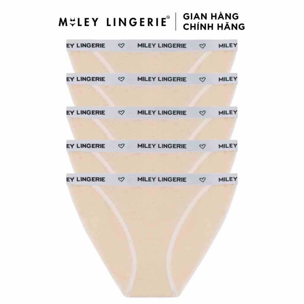 [Mã BMLTA35 giảm đến 35K đơn 99K] Bộ 5 Quần Lót Melange High Cut Styte Miley Lingerie