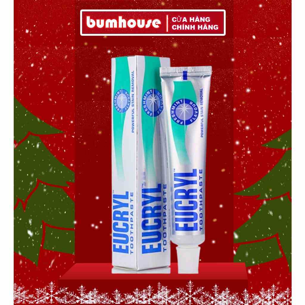 Kem Đánh Răng Tẩy Trắng Eucryl Toothpaste 62g