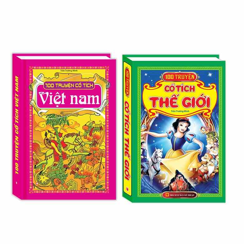 [Mã BMLTB35 giảm đến 35K đơn 99K] Sách-Combo 2c 100 truyện cổ tích việt nam + 100 truyện cổ tích thế giới (bìa cứng)