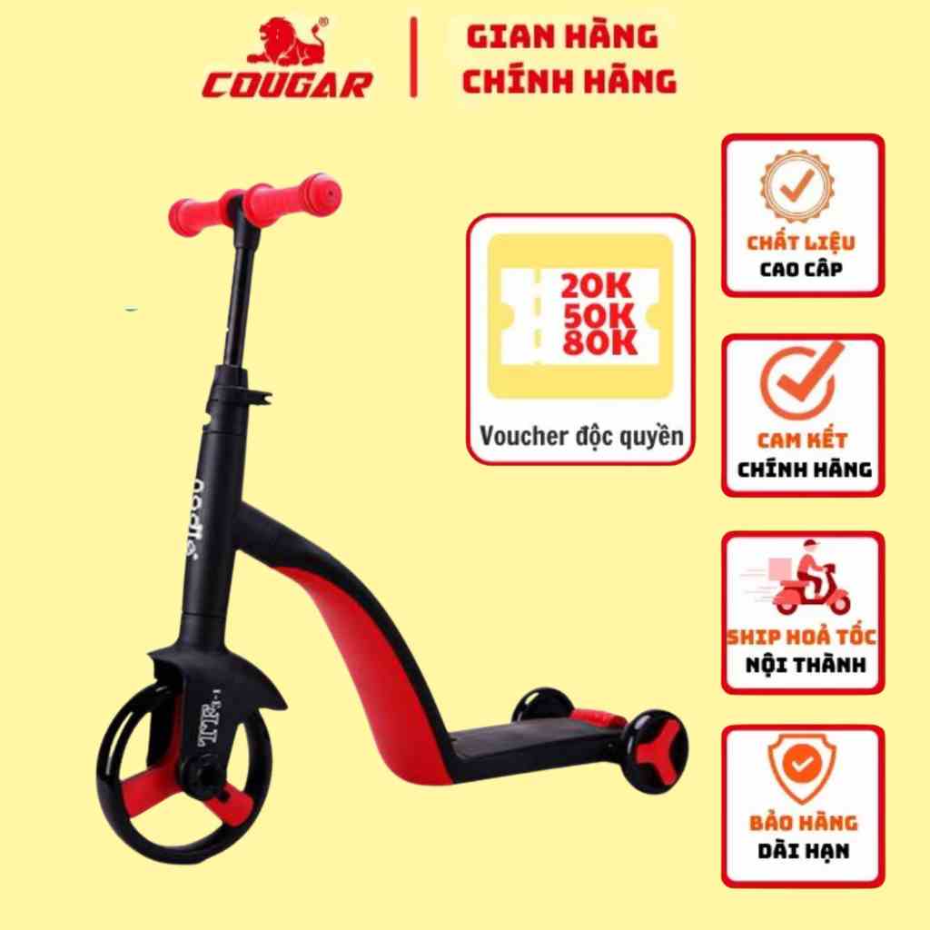 Xe Scooters Cougar- Nadle 3in1 Đa Năng Gồm 3 Công Dụng Khác Nhau