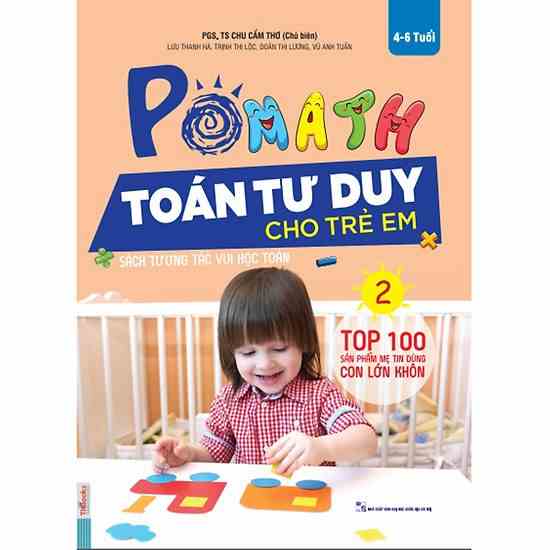 Cuốn sách POMath - Toán Tư Duy Cho Trẻ Em 4-6 Tuổi (Tập 2)