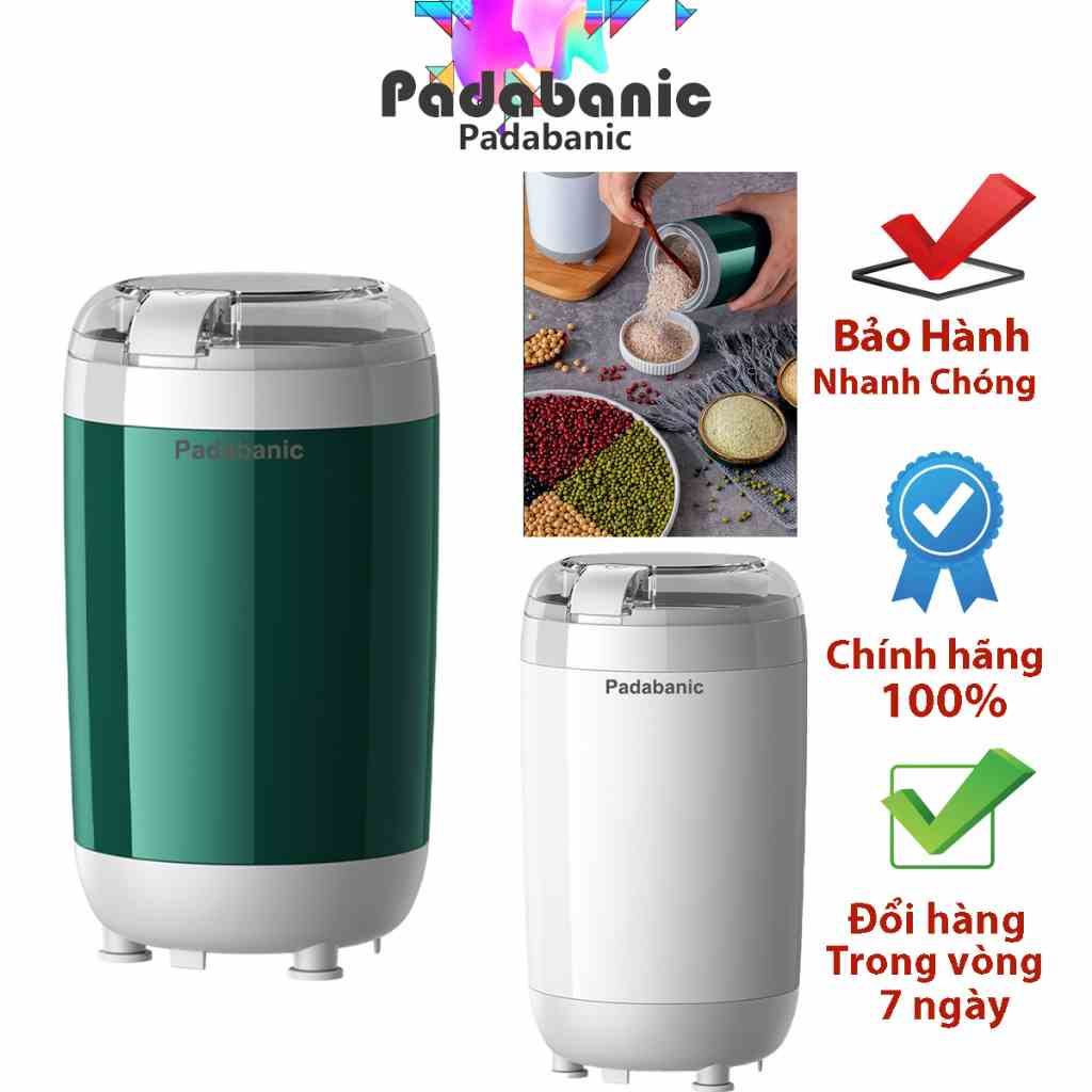 Padabanic 877 Máy nghiền hạt khô hạt ngũ cốc xay thịt xay các loại thực phẩm cực nhanh cực êm