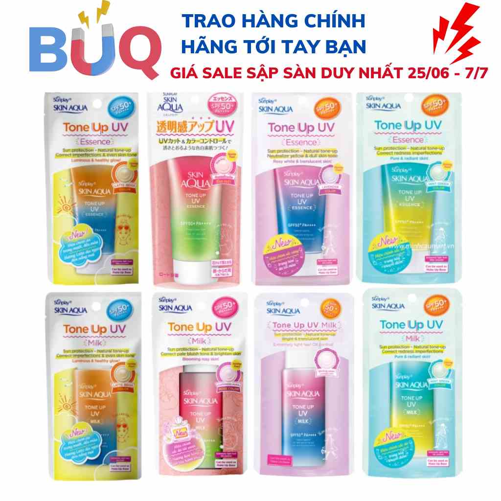 [Sale sập sàn] Kem Chống Nắng Nâng Tone SUNPLAY Skin Aqua Tone Up Uv Spf50+ Pa++++ 50g