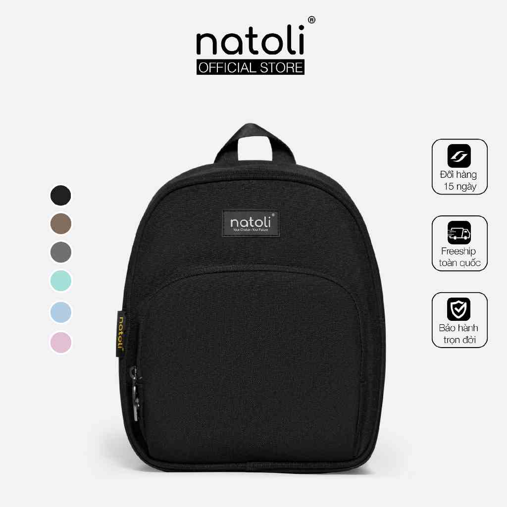 Balo mini nữ Thương hiệu NATOLI, nhỏ gọn chống nước cao cấp BST Sweetie Pie Backpack B6