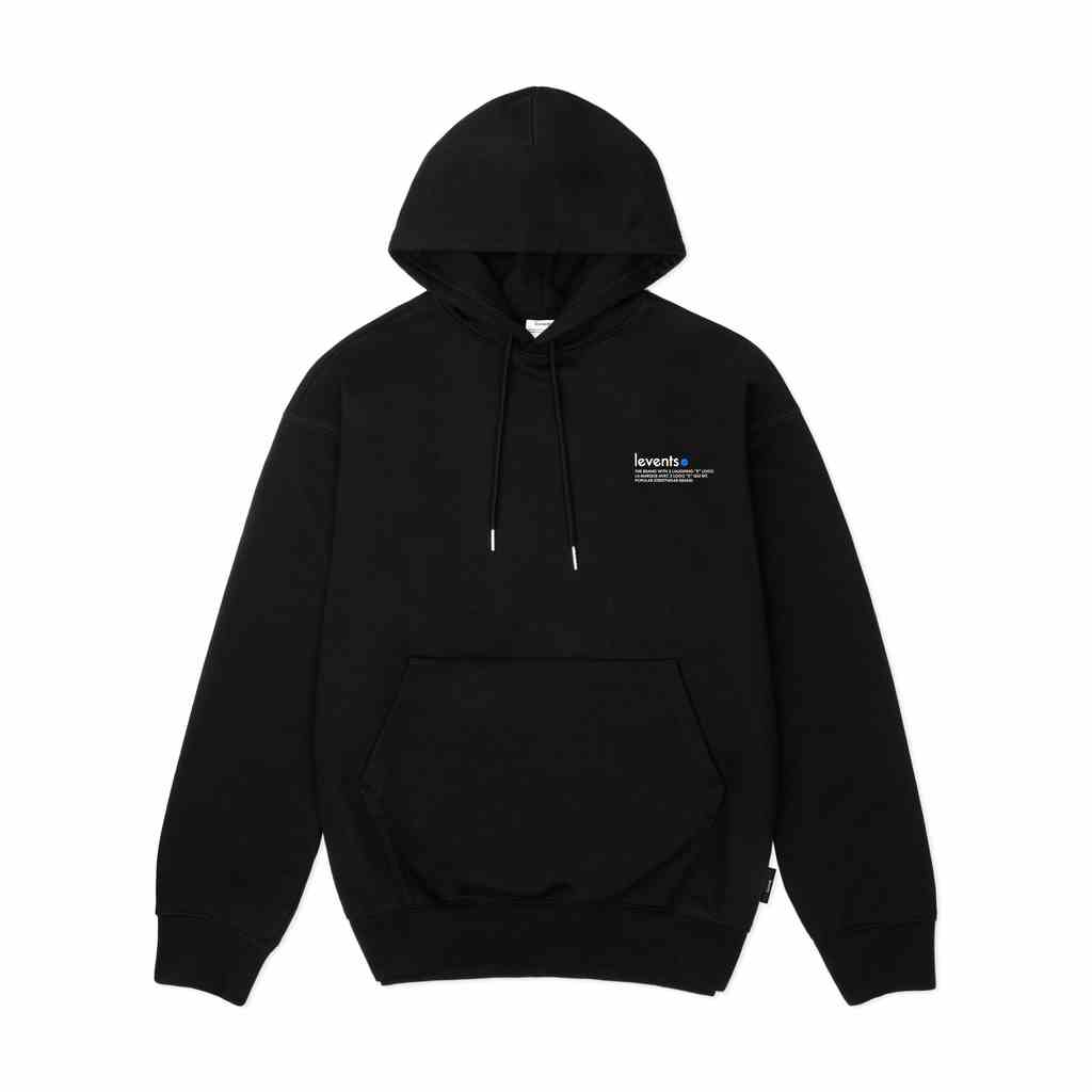 Áo Hoodie Levents Popular Logo 2.0/ Black