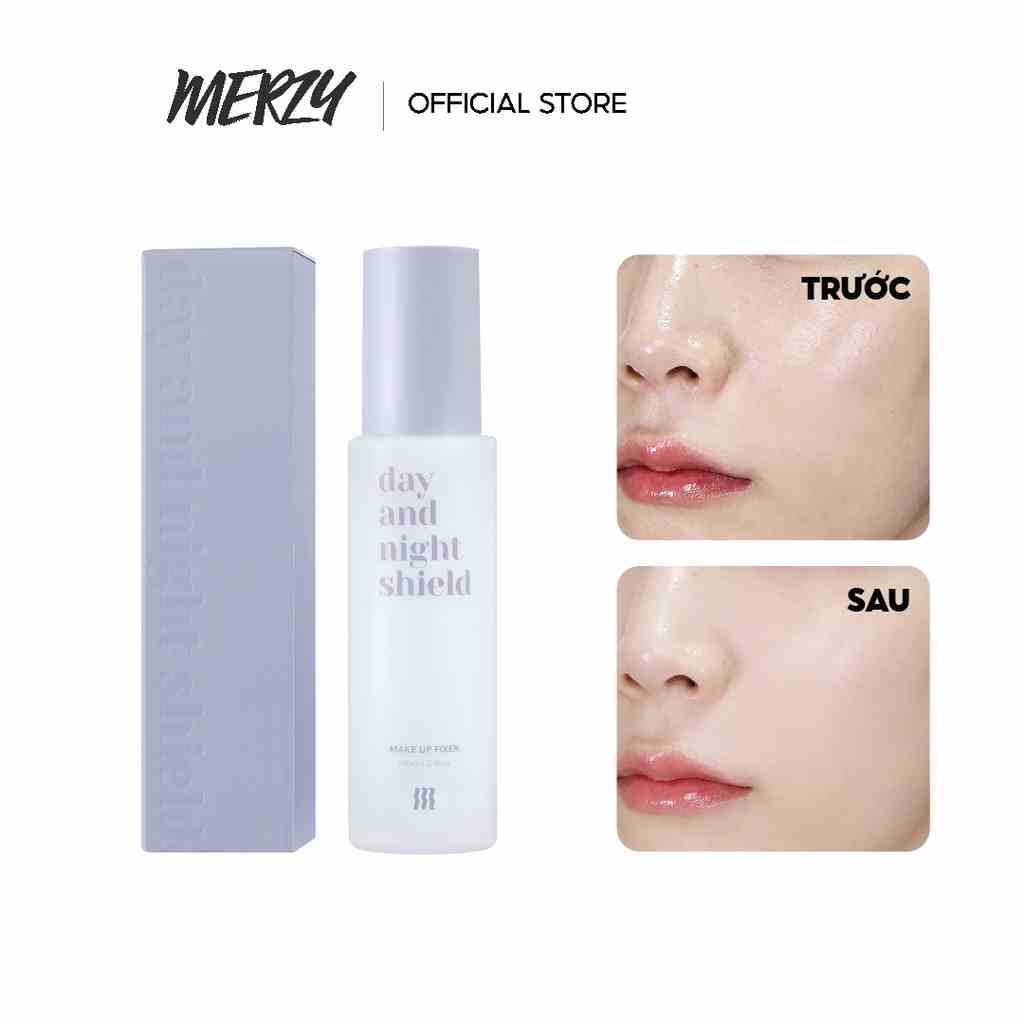 Xịt Khoáng Khóa Nền Merzy Day And Night Shield Makeup Fixer 100ml